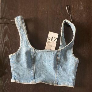Zara Scoop Neck Bralette NWT!!!!!